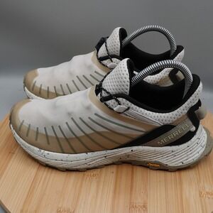 Merrell Shoes Womens 7 Embark Lace Shield Sneaker Moonbeam Tan Hiking Outdoor Fl